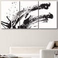 thumbnail image 2 of wall26 Canvas Print Wall Art Set Black &amp; White Paint Splatter Star Stroke Abstract Shapes Illustrations Modern Art Bohemian Dramatic Multicolor for Living Room, Bedroom, Office - 16"x24&quot, 2 of 5