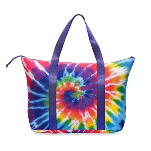 Top Trenz Weekender Canvas Tote Bag Tie Dye Tote Bag