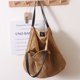 thumbnail image 5 of Bolso de mano grande tejido de paja para mujer, bolso de hombro tejido a mano para playa, bolso de mano de paja con borlas, 5 of 6