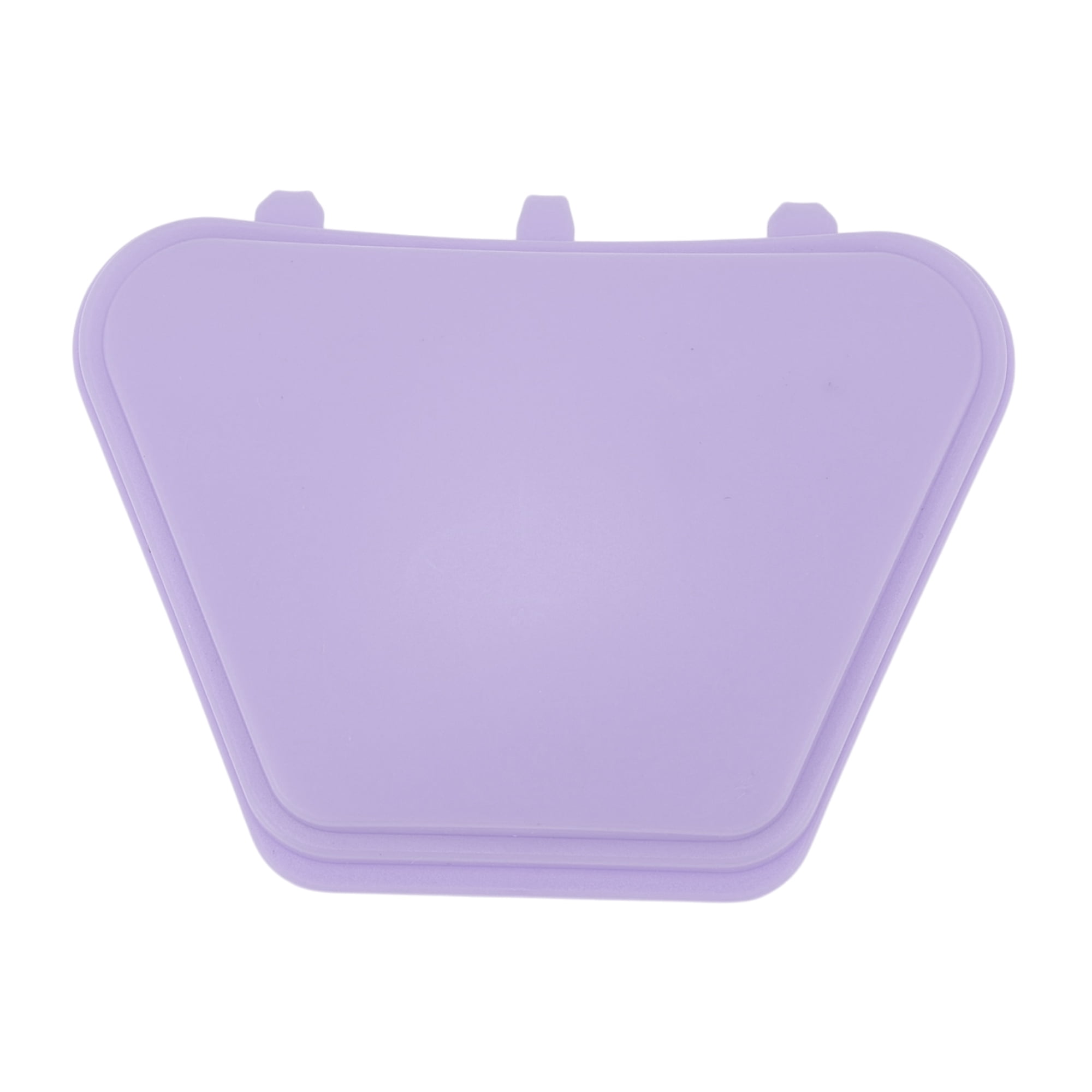 Unique Bargains Portable Trapezoidal Retainer Case Braces Box 1 Pc Purple