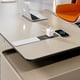 thumbnail image 5 of Laptop Executive Reception Desks Vanity Office Meeting Work Study Table Drafting Console Executive Mesa Media Console Furniture My Lux Decor Round, 5 of 15