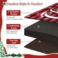 thumbnail image 6 of Christmas Kitchen Rugs Set of 2 Anti-Fatigue Kitchen Mats Cushioned Red Plaid Christmas Truck Kitchen Rugs Buffalo Checker Kitchen Mats and Rugs for Xmas 17"x27.5"+17"x47", 6 of 6