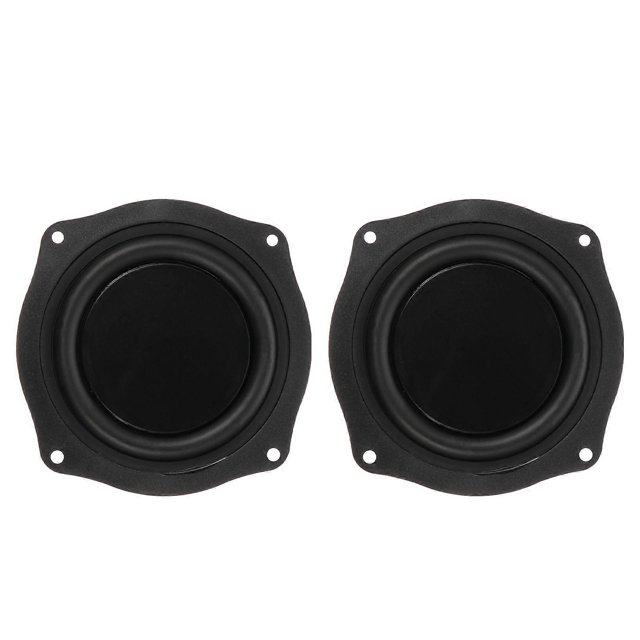2PCS 4 inch Loudspeaker Vibrating Membrane Passive Woofer Vibrating Diaphragm
