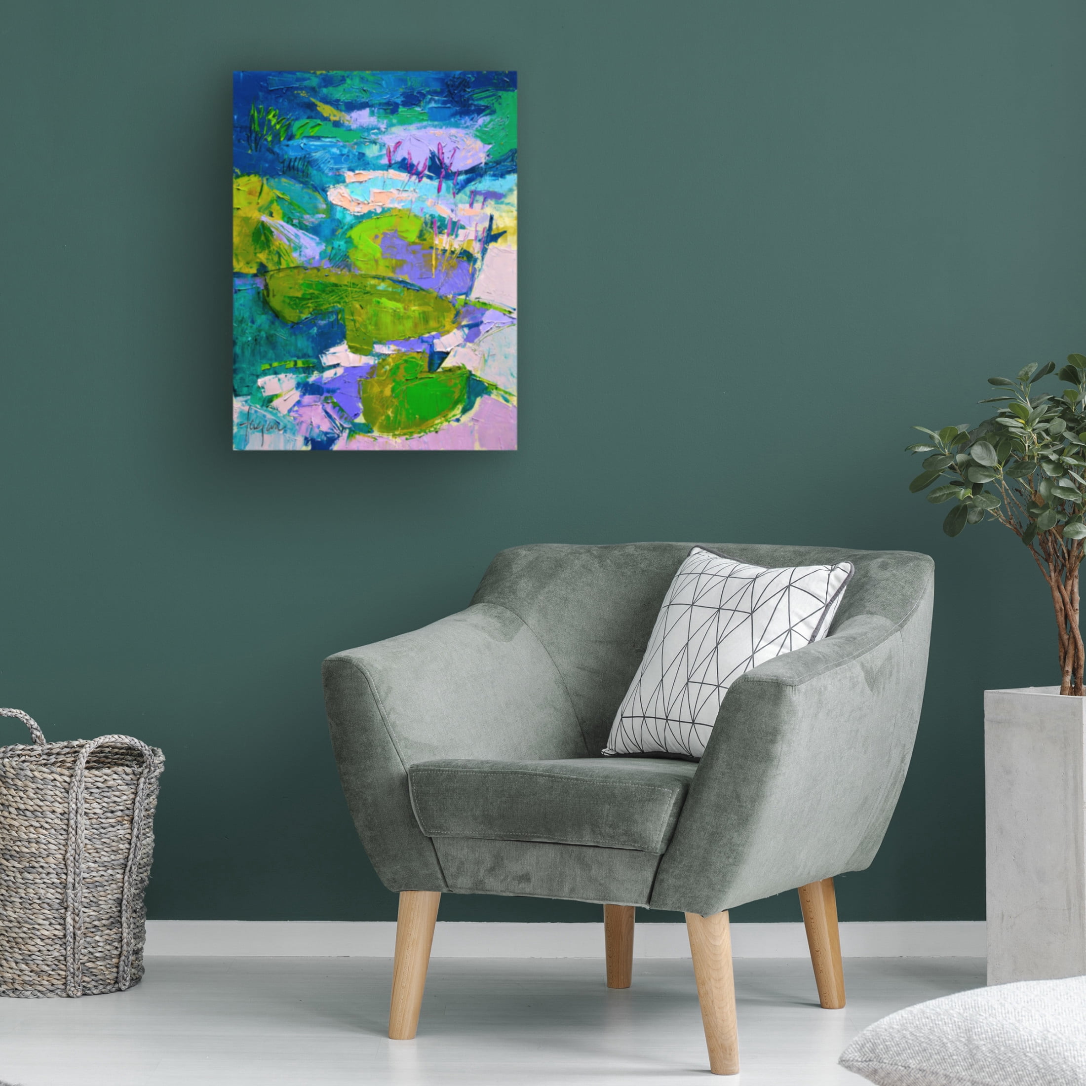 Canvas Wall Art - Dorothy Fagan 'Flglittermehappy' Wall Art for Living Room, Bedroom, or Office D?cor by Trademark Fine Art - 24 x 32 Inches
