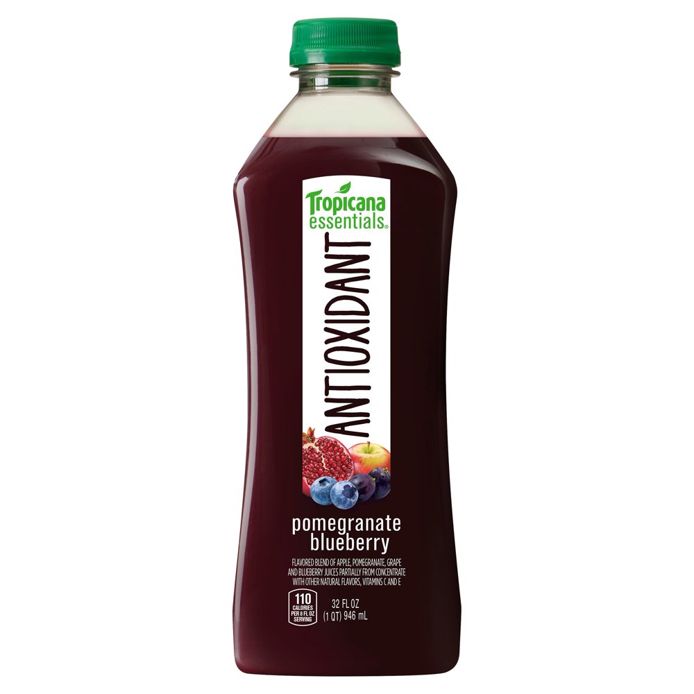 Tropicana Essentials Antioxidant Juice Blend Pomegranate Blueberry