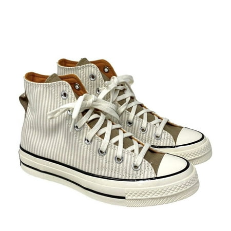 

Converse Chuck 70 Shoes High Beige Desert Strip Canvas Sneakers A00473C