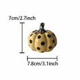 thumbnail image 2 of Ceramic Pumpkin Decor Set with Polka Dot Pattern for Fall Halloween Tiered Tray and Tabletop Home Accent, 2 of 4
