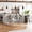 Gray, variant on StorageWorks Leather Counter & Bar Stool with Large Seat and Back, Brown, Set of 2
