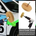 thumbnail image 3 of 3.4'' Rubber Pin Stripe Decal Eraser Caramel Wheel Removing Car Sticker Removal Y9J5, 3 of 4