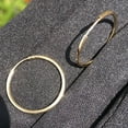 thumbnail image 4 of Real Genuine 14K Yellow Gold Filled Hoop Earrings 1 Inch 20 mm Earrings for Men and Women Golds, 4 of 7