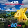 thumbnail image 4 of Raxxio MAG555 4K Google TV Streaming Box – 16GB Storage, 2GB RAM, Voice Control Remote, Dolby Digital 8-Channel Sound, 4 of 8
