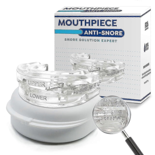 Anti-snore Mouthguard, Adjustable Anti-snoring Mouthpiece, Night Time Teeth Mouthguard Bruxism Sleeping Bite Guard