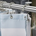thumbnail image 4 of Juego de 12 ganchos para cortinas de baño correderas dobles en metal antioxidante TUNC Sencillez, 4 of 5