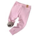 thumbnail image 2 of CQONEPT Girl's Sherpa Fleece Sweatpants Cotton Skinny Leg Jogger Pant Warm Casual Soft Trendy Pants Purple 90, 2 of 6