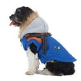 thumbnail image 2 of Winter pet casual hooded chest back integrated dog cotton jacket dog jacket, 2 of 9