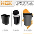 thumbnail image 2 of 39 Gal. Clear Flex Drawstring Trash Bags (50-Count) - For Outdoor, Yard Waste And Industrial, 2 of 3