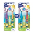thumbnail image 3 of GuruNanda Extra Soft Toddler Toothbrush for Age 2 Years +, with Tongue Cleaner, Rubber Grip & Brush Cap, 3 of 13