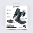 thumbnail image 5 of Powertek 3-in-1 Qi2 15W Tri-Fold Wireless Charge Pad with Stand, Black, 5 of 5
