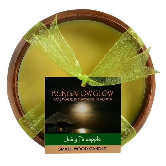Bungalow Glow Hawaii Poi Bowl Tropical Scented Soy Candle (Choose)