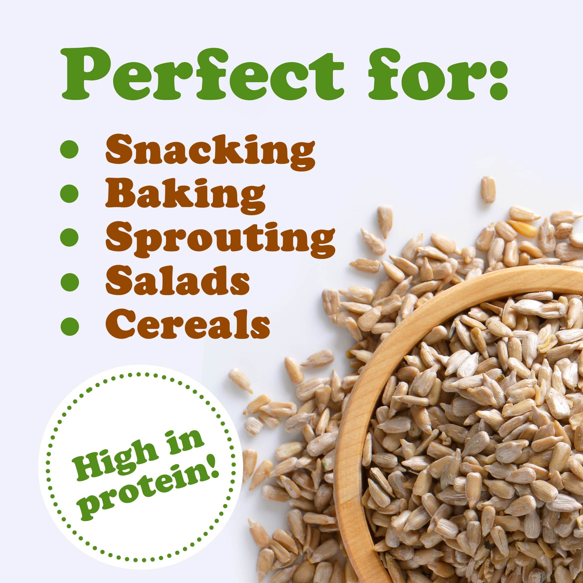 Food to Live, Raw Sunflower Seeds, 5 Pounds, Kosher