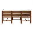 thumbnail image 4 of Acacia Modulaire 4 Pièces - 3 Places + Pouf - Brun Foncé, 4 of 17