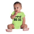 thumbnail image 4 of Newest Big Sis Sisters Older Sibling Bodysuit Jumper Girls Infant Baby Brisco Brands 12M, 4 of 6