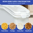 thumbnail image 5 of ModFusion 21-Gallon Food Storage Container with Wheels and Scoop, White, 5 of 10