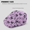 thumbnail image 4 of FUIALDOLG Lightweight Newsboy Cap, Skull Bow Floral Pattern Polyester Soft Vintage Flat Cap for Hiking Party Travel, 4 of 4