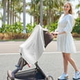 thumbnail image 2 of Nursing Cover for Baby Breastfeeding,Breathable Cover with Rigid Hoop for Mother Nursing Apron, 2 of 8