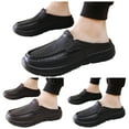 thumbnail image 5 of NGHnuifg Men Sandals Fashionable New Pattern Simple Solid Color Summer Casual Half Drag Flat Bottom Mens Closed Toe Sandals Size 14 Wide Mens Sandals Slide 11 Mens Closed Toe Sandals Size 14, 5 of 9