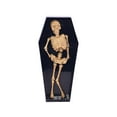 thumbnail image 2 of Halloween Dancing Coffin Skeleton with LED Lights Animated Prop Voice Activated Decorations with Spooky Music and Glowing Effects Scary Jumping Skeleton for Haunted House Yard Cemetery Party Decor, 2 of 6