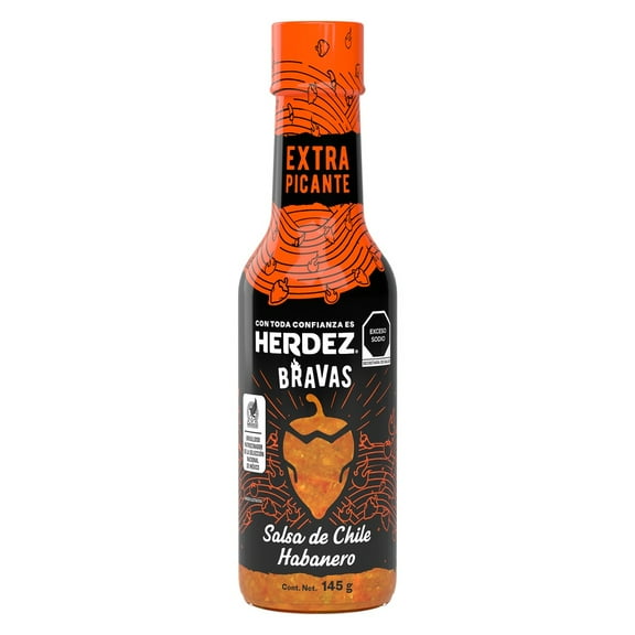 Salsa Herdez Bravas de Chile Habanero 145 g