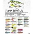 thumbnail image 2 of Heddon Super Spook Jr Fishing Lure Hard bait Speckled Trout 3 1/2 in 1/2 oz, 2 of 3