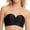 Black, variant on Womens Sports Bras Seamless Bras Full Coverage Push Up Seamless Strapless Bra Tank Top 2026 Summer Top Brown 34