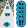 thumbnail image 1 of Coofit 5PCS Floor Sign Self-adhesive Social Distancing Floor Decal Sticker Safety Sign, 1 of 10