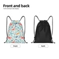 thumbnail image 5 of Kdxio Butterflies Print Drawstring Backpack Bag,Waterproof Draw String Back Sack, Gym Drawstring Bags Swim Bag For Unisex, 5 of 9
