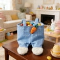 thumbnail image 5 of zhangmingg Sac de Rangement en Forme de Salopette pour Enfants Fête de Bonbons et Maison, 5 of 5