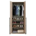 thumbnail image 6 of Manhattan Comfort Lee Wardrobe Closet 3.0 from Engineered Wood in Rustic Gray, 6 of 14