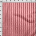 thumbnail image 4 of oneOone Velvet Dark Peach Fabric Geometric Craft Projects Decor Fabric Printed By The Yard 58 Inch Wide, 4 of 5