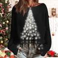 thumbnail image 2 of Birdeem Mode Automne 2026 pour Femmes, Chandail Décontracté à Col Rond Imprimé de Noël, Manches Longues, Tricoté, chandail Graphique Crochet Hippie, Chandails pour Femmes, Vêtements d'Automne pour Femmes, 2 of 7