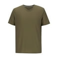 thumbnail image 4 of SwiftWear Men's Athleisure T-Shirts V Neck Short Sleeve Quick Dry Running Tee Tops Solid Workout T-Shirt M, 4 of 5