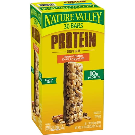 Nature Valley Protein Peanut Butter Dark Chocolate Chewy Bars 36.92 oz