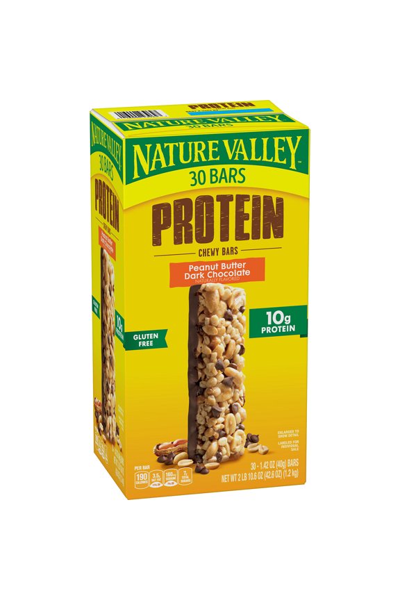 Protein Peanut Butter Dark Chocolate Chewy Bars 36.92 oz