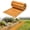 Orange, variant on 8.2ft Wooden Garden Pathway - Weather Resistant Carbonized Pine Roll Out Decorative Walkway, Boardwalk Pathway Pavers for Outside Stepping Stones Outdoor Flooring Patio Pool Backyard (Brown)