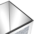 thumbnail image 2 of SHYFOY Handmade Glass Planter Box with Crushed Diamond Inlay – Elegant Succulent Flower Pot for Home Decor, Wedding Centerpiece, Crystal Geometric Terrarium (6x4 Inches, Clear), 2 of 4