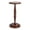 Dark Chestnut, variant on Creative Co-Op Bishop Pedestal Cocktail Side Table, Black