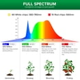 thumbnail image 5 of SANSI 30W LED Plant Grow Bulb, RAR25 Full Spectrum Grow Light, 4000K Daylight for Indoor Plants, 5 of 12