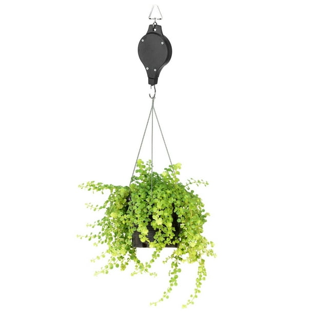 Plant Pot Pulley,3pcs Garden Retractable Hanger Gardening Tool Garden  Hanger Ultimate Reliability 