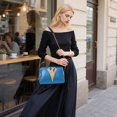 thumbnail image 5 of FORMRS Women Crossbody Purse with Chain Strap Vegan Leather Shoulder Handbag, Colorful Ice Cream Cat, 5 of 7