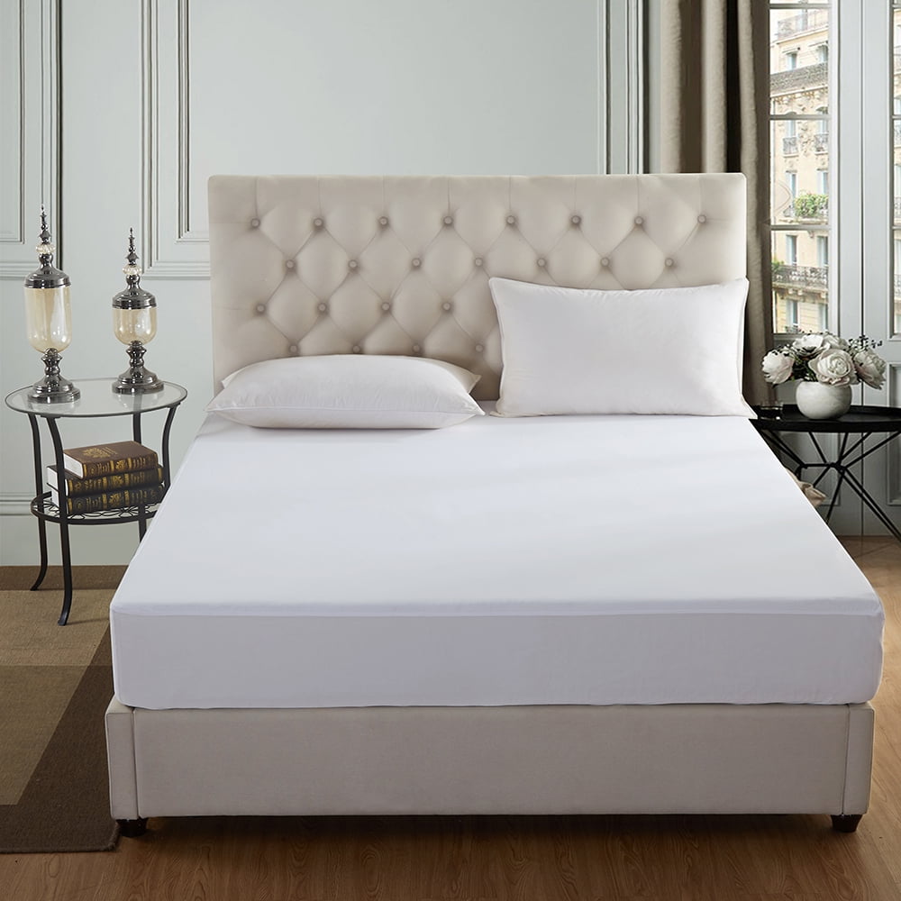 Waterproof Fitted Mattress Protector Soft Breathable Hypoallergenic